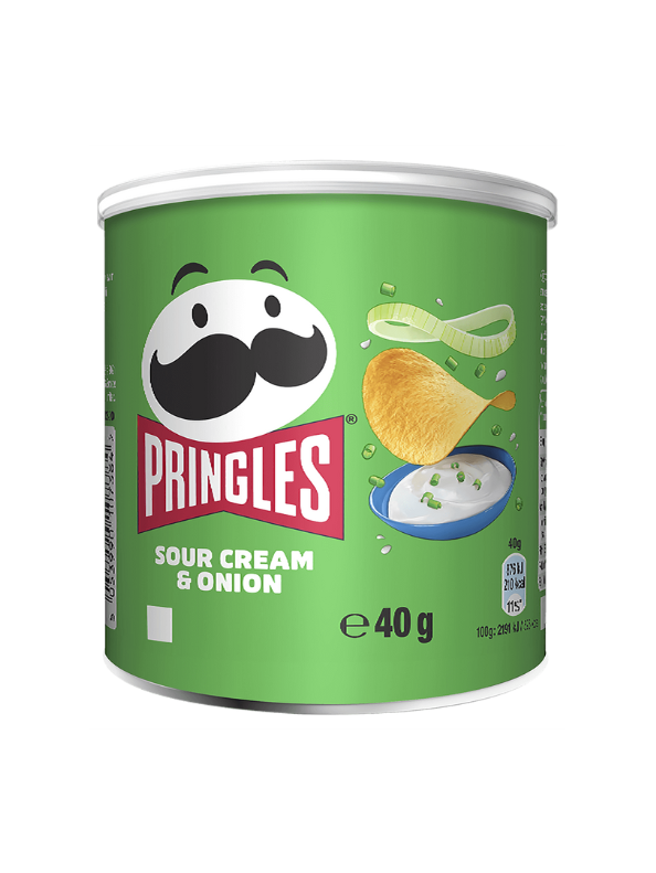 Pringles Crisps Tubs Sour Cream & Onion 40g