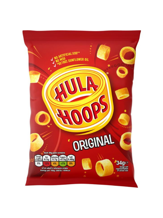 Hula Hoops Crisps Original  34g