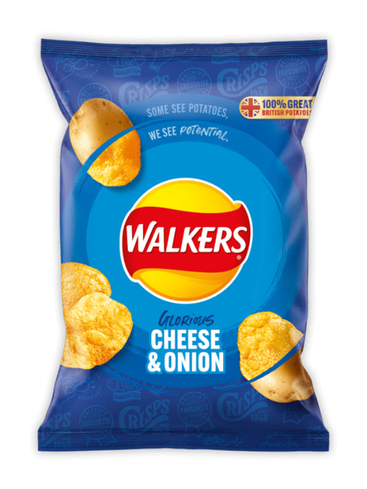 Walkers Cheese & Onion Crisps 32.5g