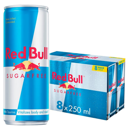 Red Bull Sugar Free Energy Drink 8 X 250ML